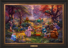 Disney Robin Hood Wall Art by Thomas Kinkade Studios Estate Edition Canvas 24" x 36" Estate Bronze