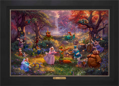 Disney Robin Hood Wall Art by Thomas Kinkade Studios Estate Edition Canvas 24" x 36" Modern Black