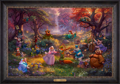 Disney Robin Hood Wall Art by Thomas Kinkade Studios Estate Edition Canvas 24" x 36" Cabernet