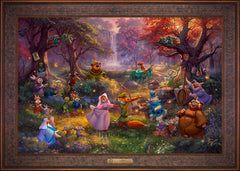 Disney Robin Hood Wall Art by Thomas Kinkade Studios Estate Edition Canvas 24" x 36" Gallery Bronze