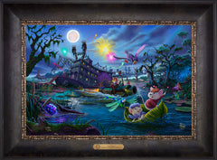 Disney The Rescuers Wall Art by Thomas Kinkade Studios Estate Edition Canvas 12" x 18" Cabernet