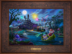 Disney The Rescuers Wall Art by Thomas Kinkade Studios Estate Edition Canvas 12" x 18" Gallery Bronze