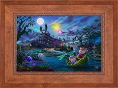 Disney The Rescuers Wall Art by Thomas Kinkade Studios Standard Number Canvas 18" x 27" Rustic Andalucian