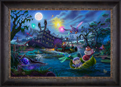 Disney The Rescuers Wall Art by Thomas Kinkade Studios Standard Number Canvas 18" x 27" Cabernet