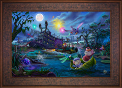 Disney The Rescuers Wall Art by Thomas Kinkade Studios Standard Number Canvas 18" x 27" Gallery Bronze