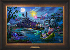 Disney The Rescuers Wall Art by Thomas Kinkade Studios Estate Edition Canvas 18" x 27" Estate Bronze