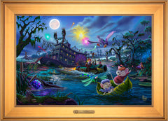 Disney The Rescuers Wall Art by Thomas Kinkade Studios Estate Edition Canvas 18" x 27" Gallery Gold