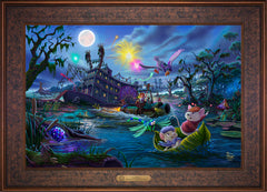 Disney The Rescuers Wall Art by Thomas Kinkade Studios Estate Edition Canvas 18" x 27" Gallery Bronze