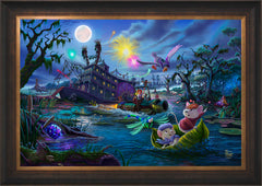 Disney The Rescuers Wall Art by Thomas Kinkade Studios Standard Number Canvas 24" x 36" Estate Bronze