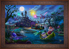 Disney The Rescuers Wall Art by Thomas Kinkade Studios Standard Number Canvas 24" x 36" Gallery Bronze
