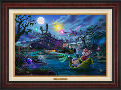 Disney The Rescuers Wall Art by Thomas Kinkade Studios Estate Edition Canvas 24" x 36" Gallery Burl