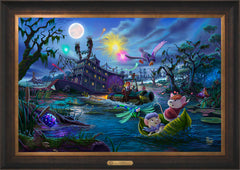Disney The Rescuers Wall Art by Thomas Kinkade Studios Estate Edition Canvas 24" x 36" Estate Bronze