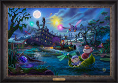 Disney The Rescuers Wall Art by Thomas Kinkade Studios Estate Edition Canvas 24" x 36" Cabernet
