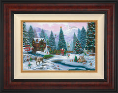 Christmas Tree Forest Wall Art by Zac Kinkade Standard Number Canvas 12" x 18" Gallery Burl