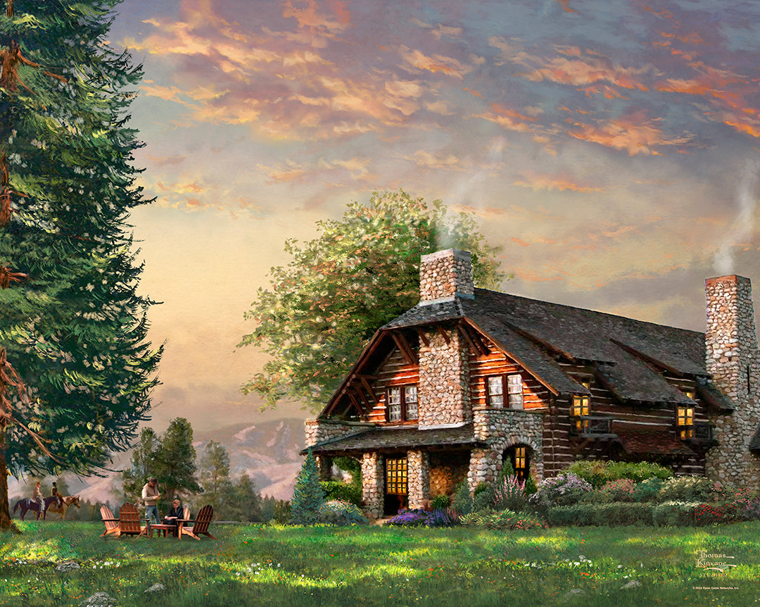 The Dutton House - Yellowstone x Thomas Kinkade Studios
