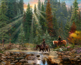 The Crossing Wall Art by Thomas Kinkade Studios Canvas Gallery Wrap 8" x 10" Unframed