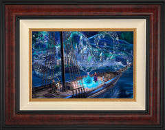 Disney Frozen Love and Magic Wall Art by Thomas Kinkade Studios Standard Number Canvas 12" x 18" Gallery Burl