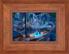Disney Frozen Love and Magic Wall Art by Thomas Kinkade Studios Standard Number Canvas 12" x 18" Rustic Andalucian