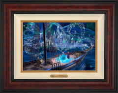 Disney Frozen Love and Magic Wall Art by Thomas Kinkade Studios Estate Edition Canvas 12" x 18" Gallery Burl