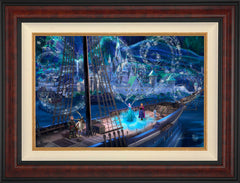 Disney Frozen Love and Magic Wall Art by Thomas Kinkade Studios Jewel Edition Canvas 18" x 27" Gallery Burl
