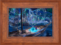 Disney Frozen Love and Magic Wall Art by Thomas Kinkade Studios Jewel Edition Canvas 18" x 27" Rustic Andalucian