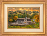 End of a Long Day Wall Art by Thomas Kinkade Studios Standard Number Canvas 12" x 18" Antique Gold