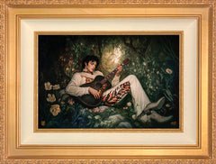 If I Can Dream Wall Art By Francisco Caballero - 12" x 18" Antique Gold Frame
