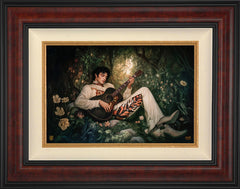 If I Can Dream Wall Art By Francisco Caballero - 12" x 18" Burl Frame