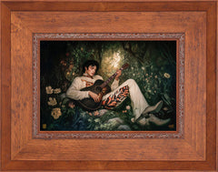 If I Can Dream Wall Art By Francisco Caballero - 12" x 18" Rustic Andalucian Frame
