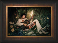 If I Can Dream Wall Art By Francisco Caballero - 12" x 18" Estate Bronze Frame