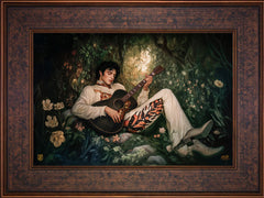 If I Can Dream Wall Art By Francisco Caballero - 12" x 18" Gallery Bronze Frame