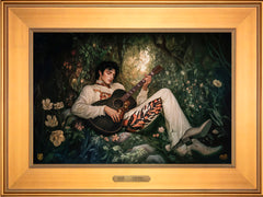 If I Can Dream Wall Art By Francisco Caballero - 12" x 18" Gallery Gold Frame