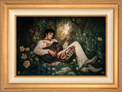 If I Can Dream Wall Art By Francisco Caballero - 18" x 27" Antique Gold Frame