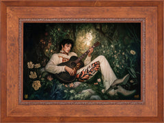 If I Can Dream Wall Art By Francisco Caballero - 18" x 27" Rustic Andalucian Frame