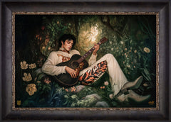 If I Can Dream Wall Art By Francisco Caballero - 18" x 27" Cabernet Frame