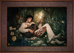 If I Can Dream Wall Art By Francisco Caballero - 18" x 27" Gallery Bronze Frame