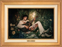 If I Can Dream Wall Art By Francisco Caballero - 18" x 27" Antique Gold Frame
