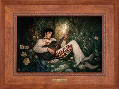 If I Can Dream Wall Art By Francisco Caballero - 18" x 27" Rustic Andalucian Frame