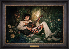 If I Can Dream Wall Art By Francisco Caballero - 18" x 27" Cabernet Frame
