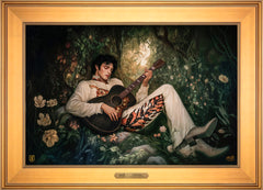 If I Can Dream Wall Art By Francisco Caballero - 18" x 27" Gallery Gold Frame