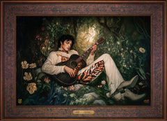 If I Can Dream Wall Art By Francisco Caballero - 18" x 27" Gallery Bronze Frame