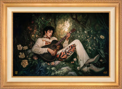 If I Can Dream Wall Art By Francisco Caballero - 24" x 36" Antique Gold Frame