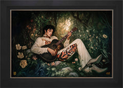 If I Can Dream Wall Art By Francisco Caballero - 24" x 36" City Black Frame