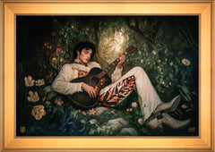 If I Can Dream Wall Art By Francisco Caballero  - 24" x 36"  Gallery Gold Frame