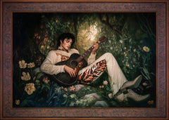 If I Can Dream Wall Art By Francisco Caballero - 24" x 36"  Gallery Bronze Frame