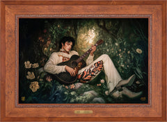 If I Can Dream Wall Art By Francisco Caballero - 24" x 36"  Rustic Andalucian Frame