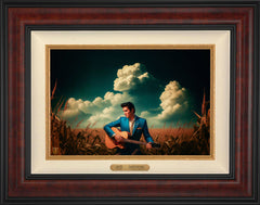 Peace In The Valley Wall Art By Francisco Caballero - 12" x 18" EE Canvas Burl Frame