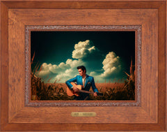 Peace In The Valley Wall Art By Francisco Caballero - 12" x 18" EE Canvas Rustic Andalucian Frame