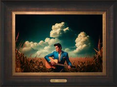 Peace In The Valley Wall Art By Francisco Caballero - 12" x 18" EE Canvas Estate Bronze Frame