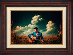 Peace In The Valley Wall Art By Francisco Caballero - 18" x 27" SN Canvas Burl Frame